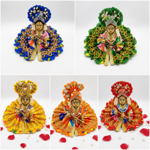 Laddu Gopal Poshak With Mukut