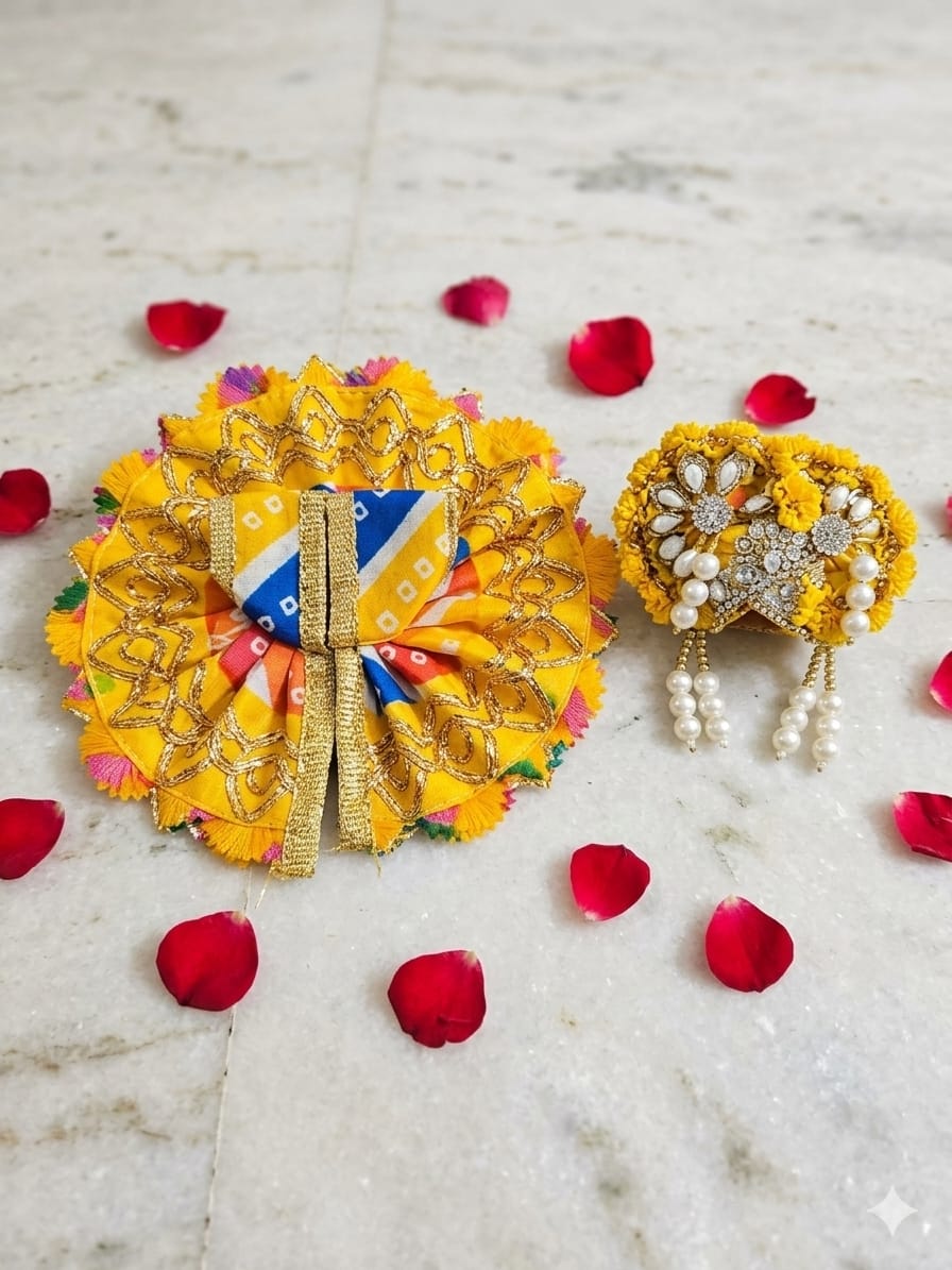 Kanhaji poshak -size 1 -Poshak and pagdi- 2 set - Image 5